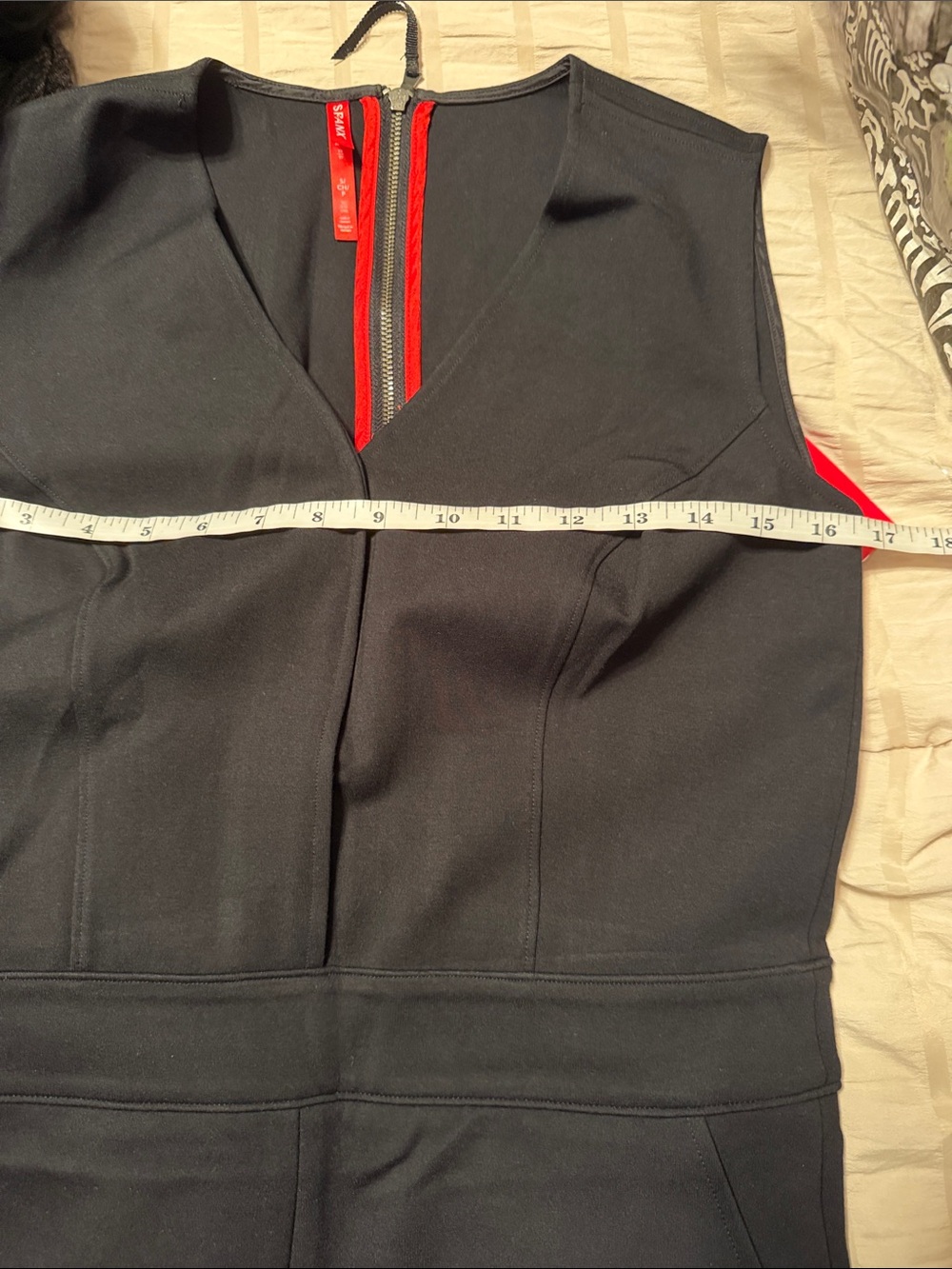 NEW spanx perfect sleeveless black jumpsuit size small tall - Picture 7 of 12
